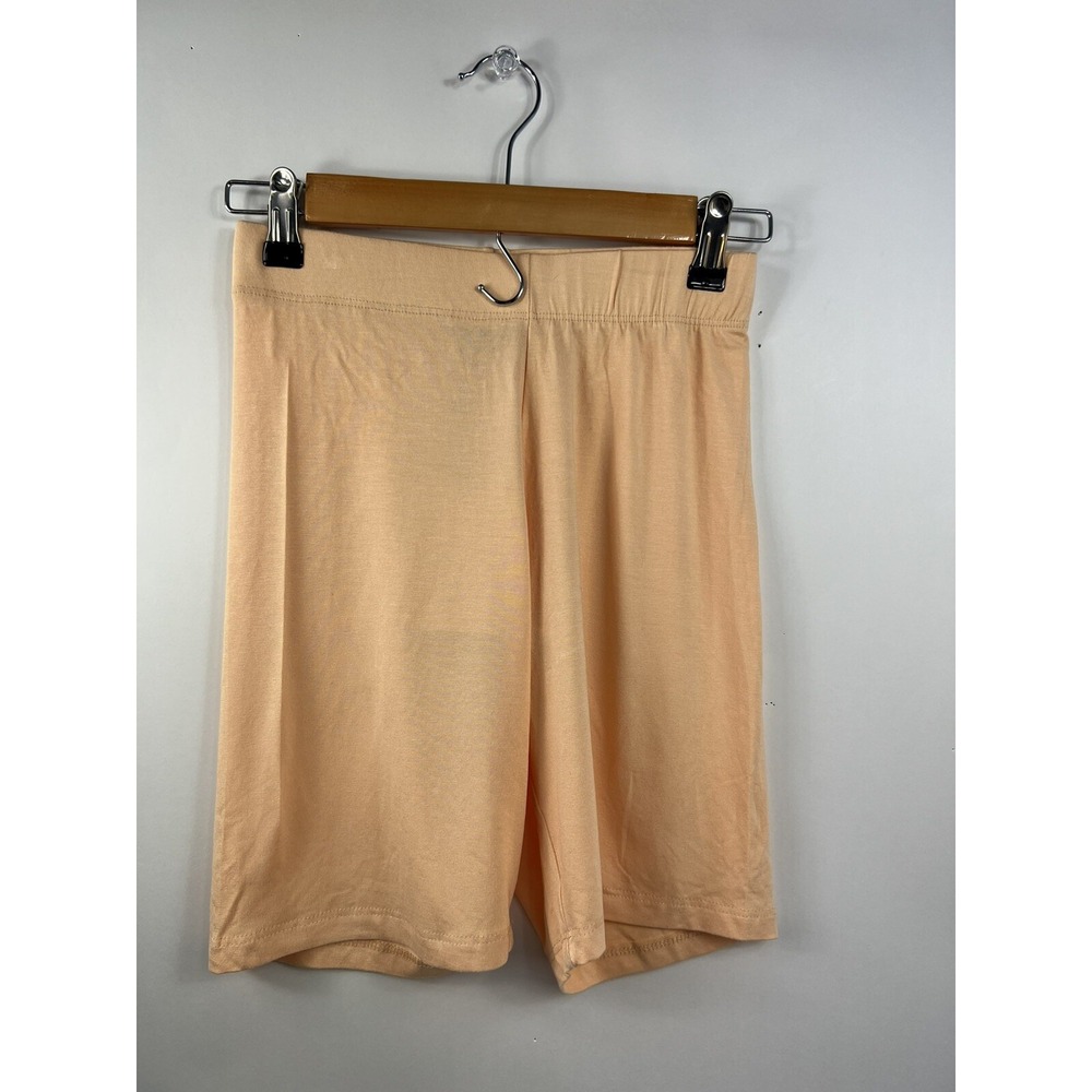 Missguided Petite Orange Stretch Cycling Shorts- Womens Size 4 NWT